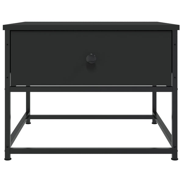 Schwarzer Couchtisch 51x51 cm