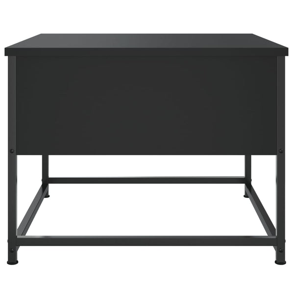 Schwarzer Couchtisch 51x51 cm