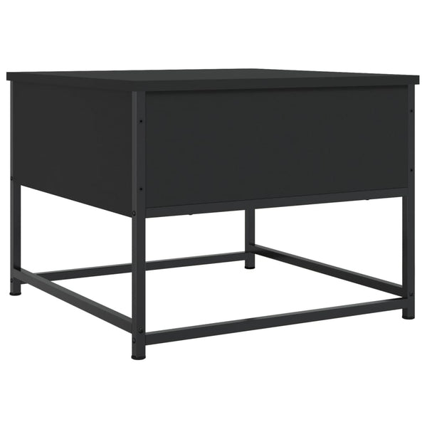 Schwarzer Couchtisch 51x51 cm