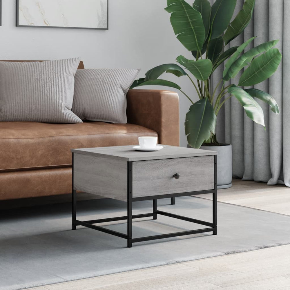 Couchtisch Grau Sonoma 51x51 cm
