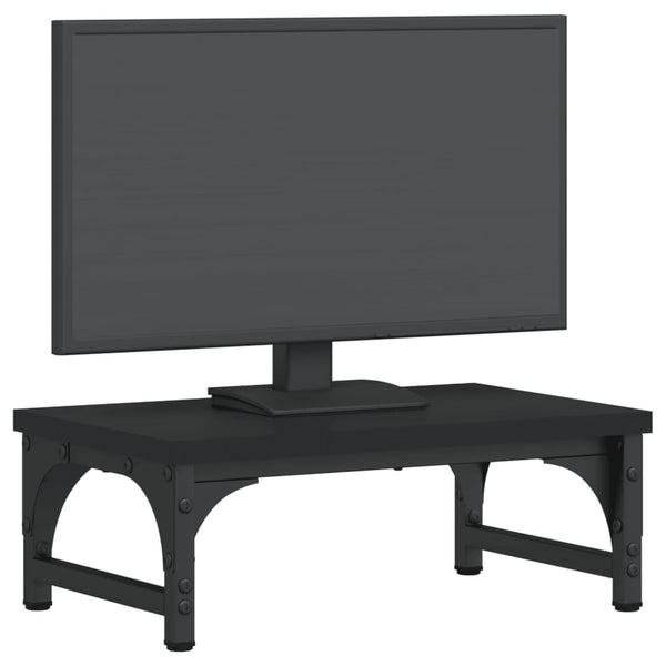 Monitorständer Schwarz 37x23x14 cm