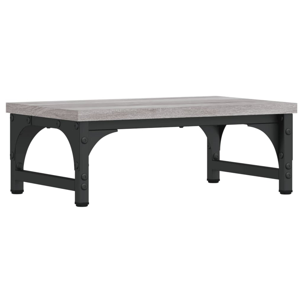 Monitorständer Grau Sonoma 37x23x14 cm