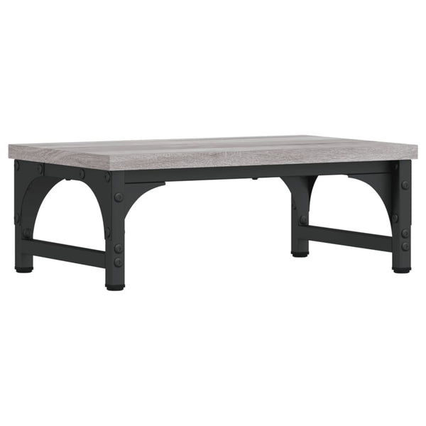 Monitorständer Grau Sonoma 37x23x14 cm