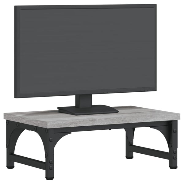 Monitorständer Grau Sonoma 37x23x14 cm