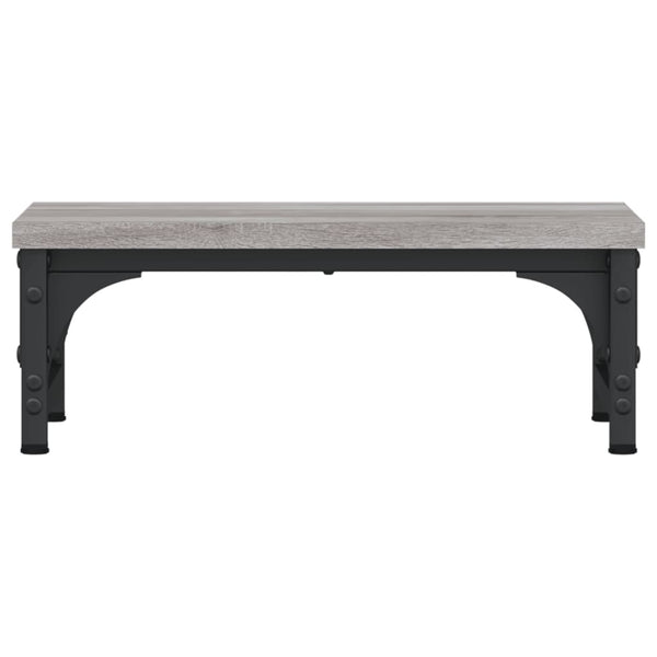 Monitorständer Grau Sonoma 37x23x14 cm