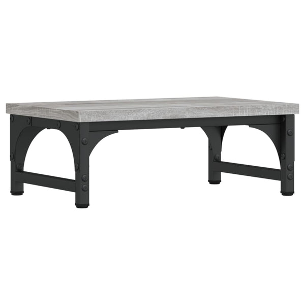 Monitorständer Grau Sonoma 37x23x14 cm
