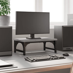 Monitorständer Grau Sonoma 37x23x14 cm
