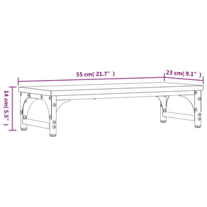 Monitorständer Sonoma-Eiche 55 cm
