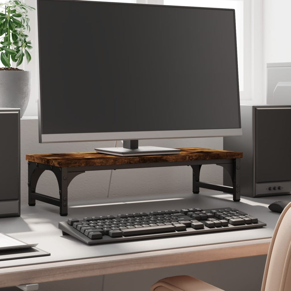 Monitorständer Räuchereiche 55 cm