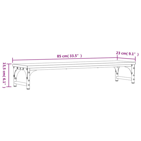 Monitorständer Sonoma Eiche 85cm