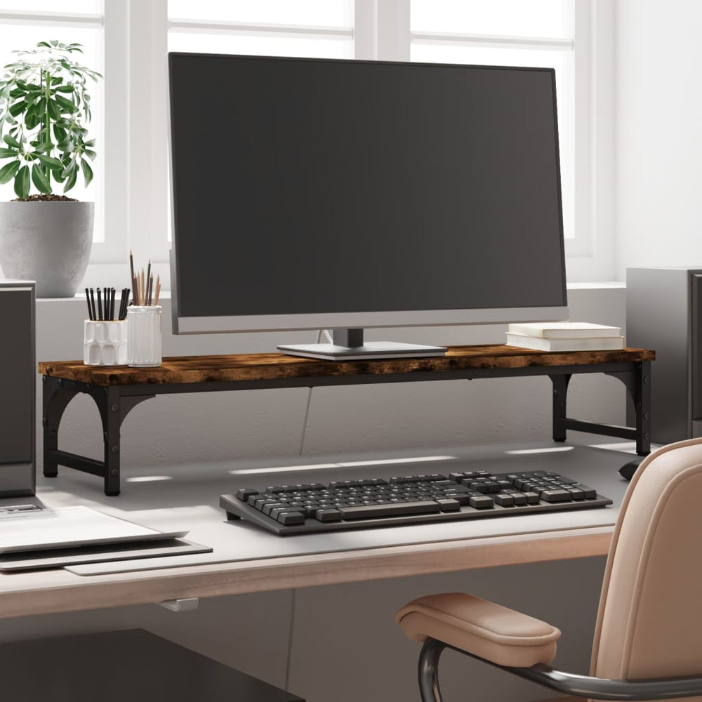 Monitorständer Räuchereiche 85cm