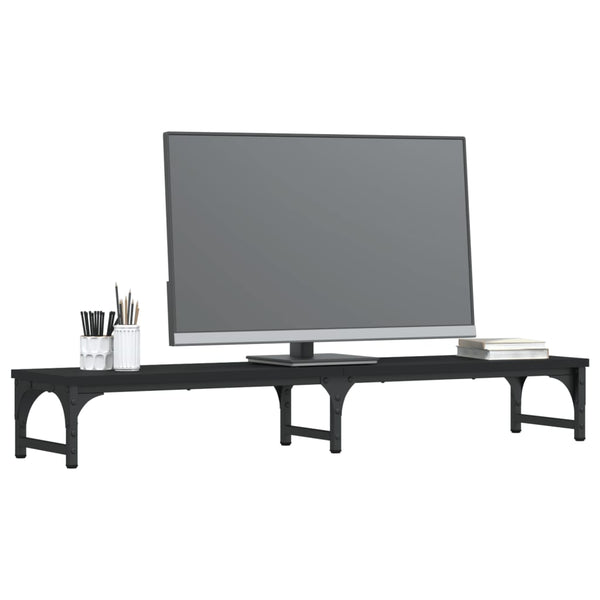 Monitorständer Schwarz 105 cm