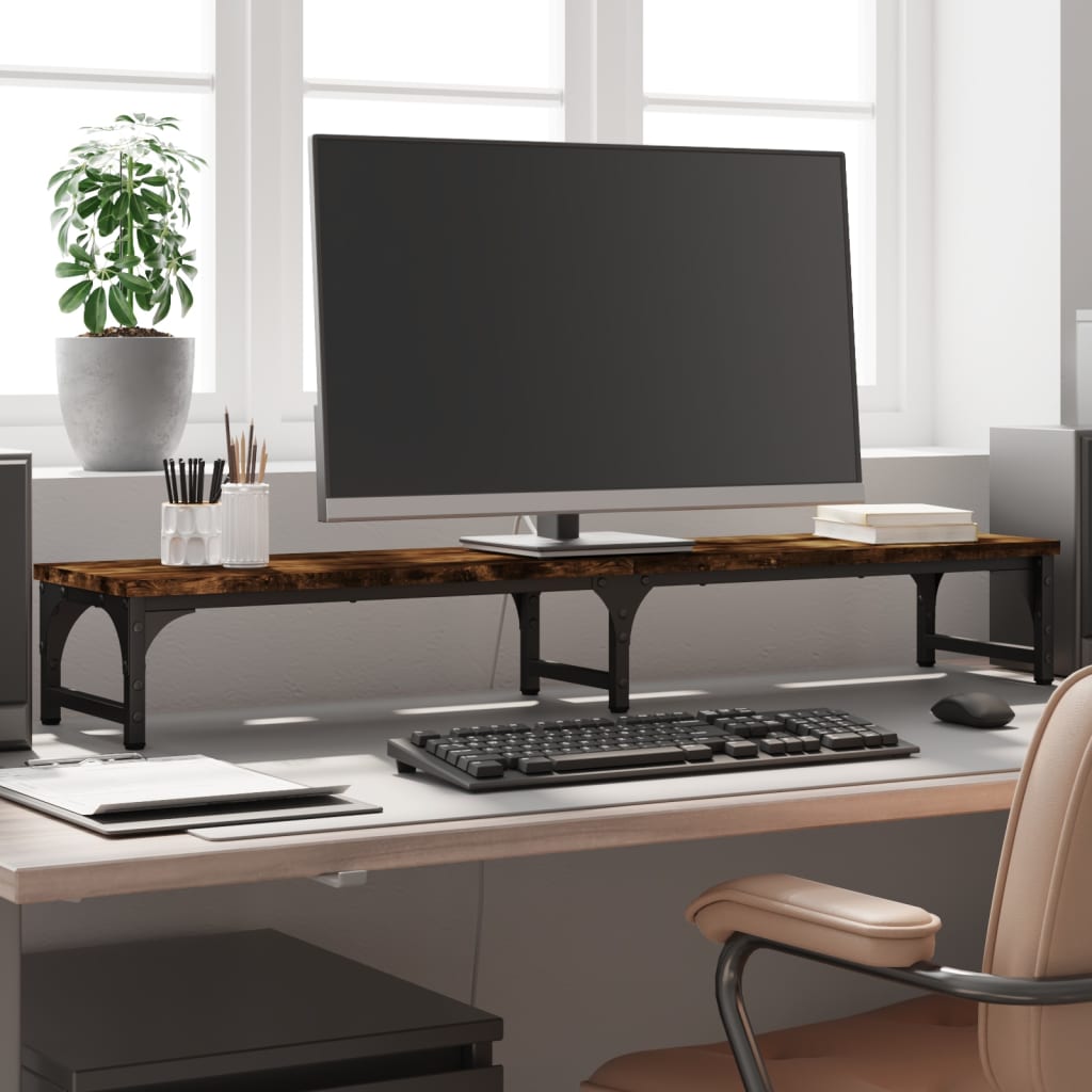 Monitorständer Räuchereiche 105 cm