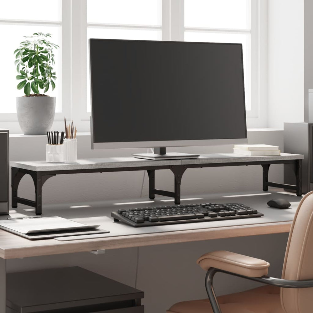 Monitorständer Grau Sonoma 105 cm