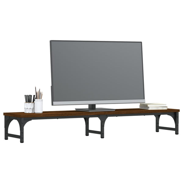 Monitorständer Braun Eichenoptik