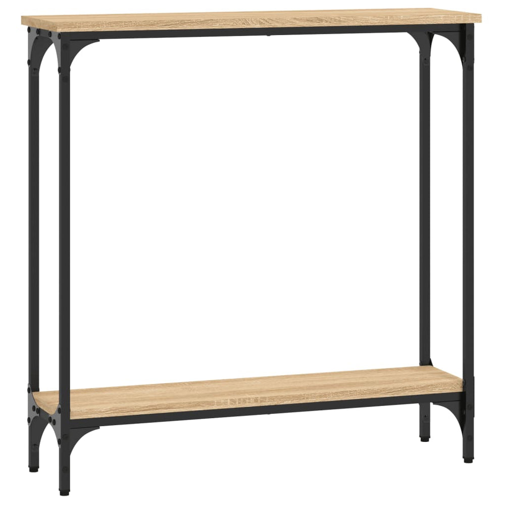 vidaXL Table console chêne Sonoma 75 x 22,5 x 75 cm en bois d'ingénierie