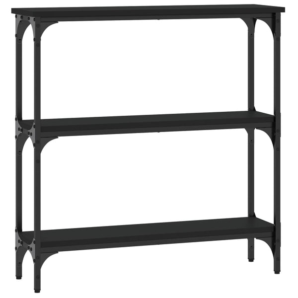 Schwarzer Konsolentisch 75 cm