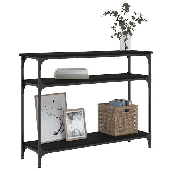 Schwarzer Konsolentisch 100 cm