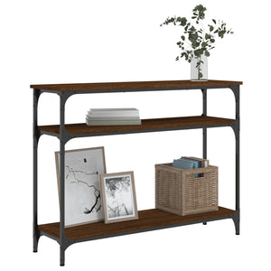 Konsolentisch Braun Eichen-Optik 100 cm