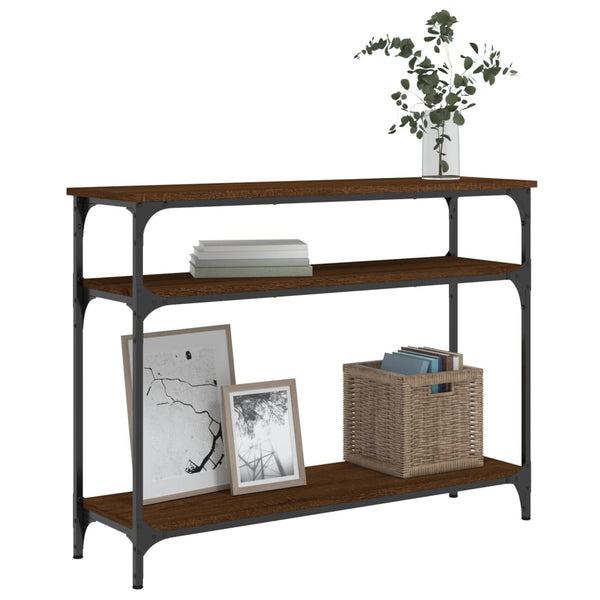Konsolentisch Braun Eichen-Optik 100 cm