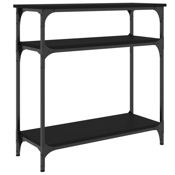 Schwarzer Konsolentisch 75 cm