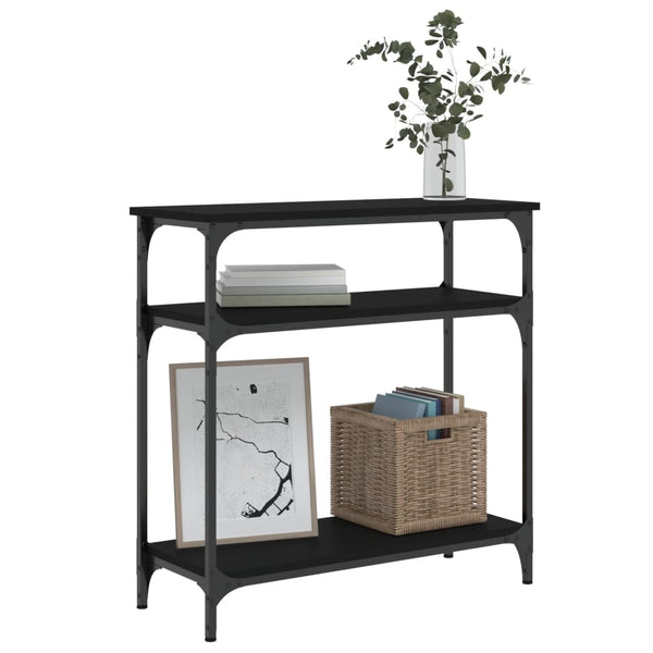 Schwarzer Konsolentisch 75 cm
