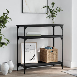 Schwarzer Konsolentisch 75 cm