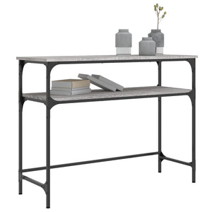 Grauer Konsolentisch Sonoma, 100 cm