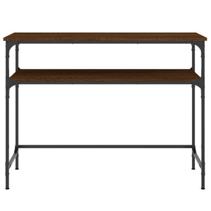 Konsolentisch Braun Eichenoptik 100 cm