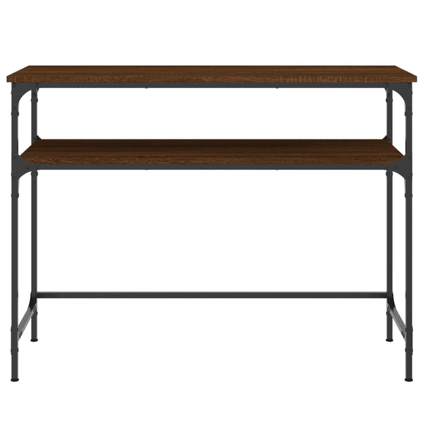Konsolentisch Braun Eichenoptik 100 cm