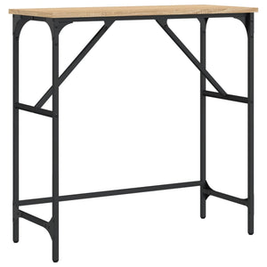 vidaXL Console chêne Sonoma 75x32x75 cm Aggloméré