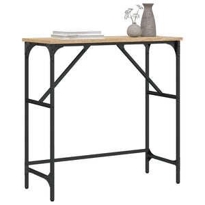 vidaXL Console chêne Sonoma 75x32x75 cm Aggloméré