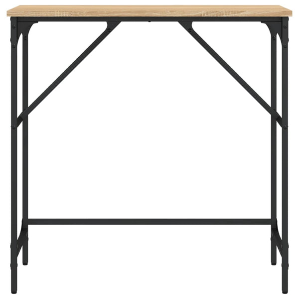 vidaXL Console chêne Sonoma 75x32x75 cm Aggloméré