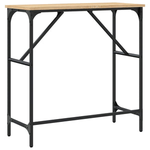 vidaXL Console chêne Sonoma 75x32x75 cm Aggloméré