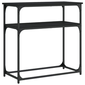 Schwarzer Konsolentisch 75x35,5x75 cm