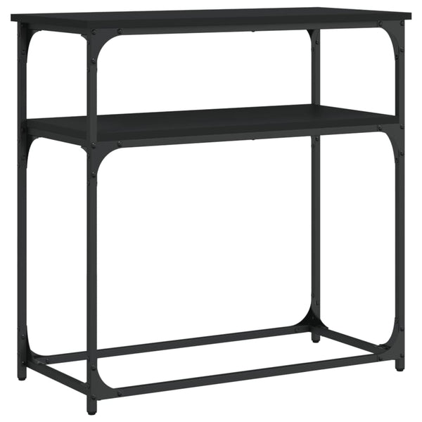 Schwarzer Konsolentisch 75x35,5x75 cm