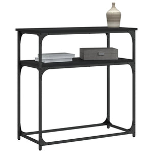 Schwarzer Konsolentisch 75x35,5x75 cm