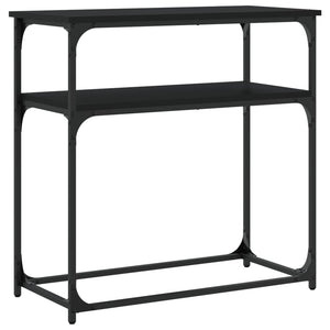 Schwarzer Konsolentisch 75x35,5x75 cm