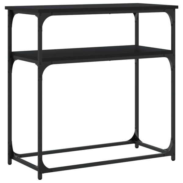 Schwarzer Konsolentisch 75x35,5x75 cm