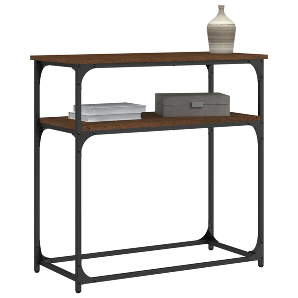 Konsolentisch Braun Eiche 75 cm