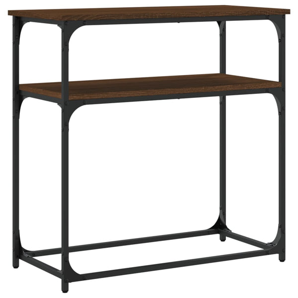 Konsolentisch Braun Eiche 75 cm