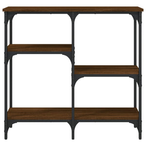 Konsolentisch Braun Eichen-Optik 80 cm