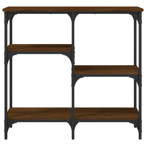 Konsolentisch Braun Eichen-Optik 80 cm