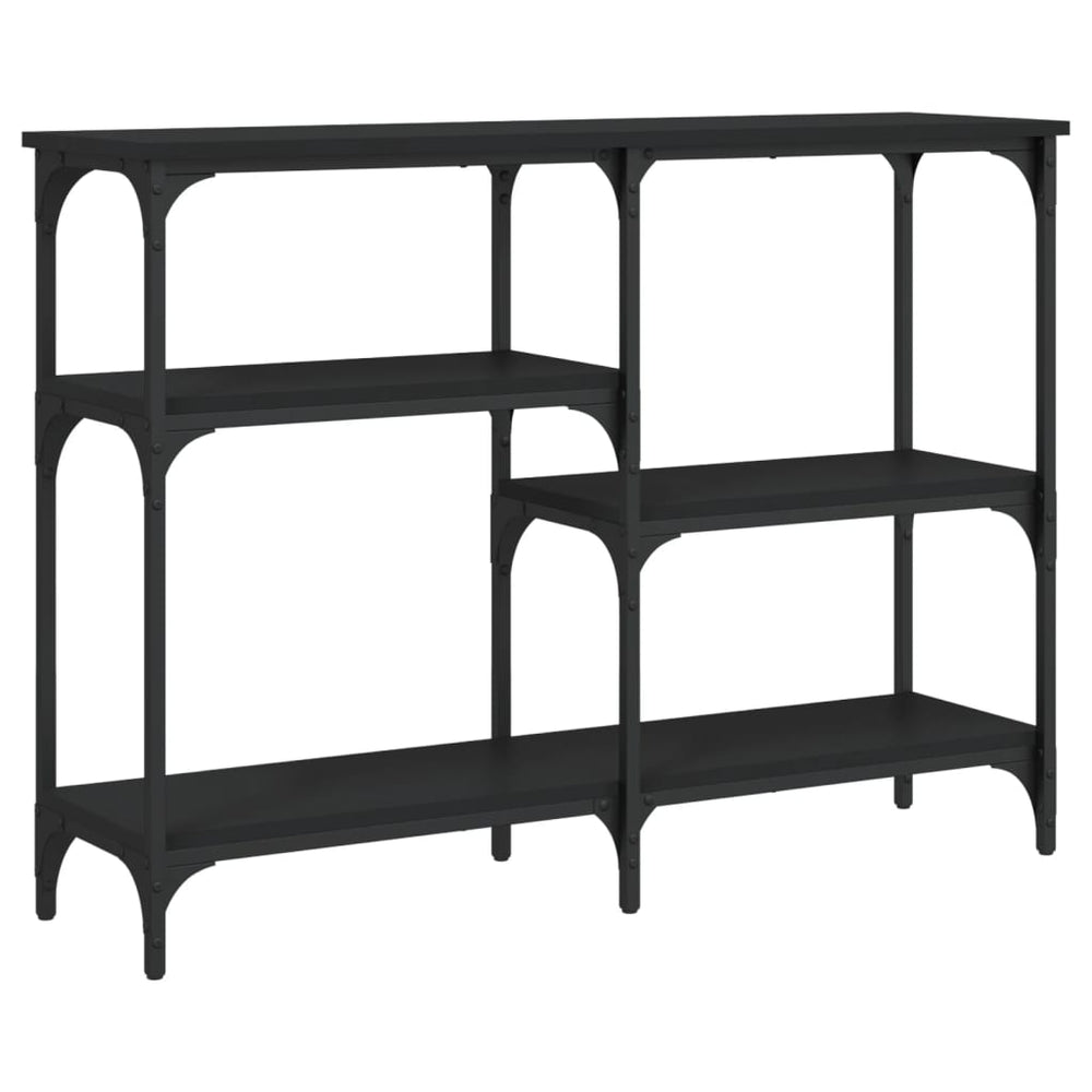 vidaXL Console Table Black 102x29x75 cm Engineered Wood