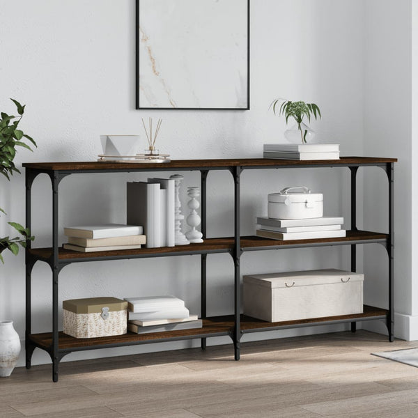 Konsolentisch Braun Eiche Optik 150 cm
