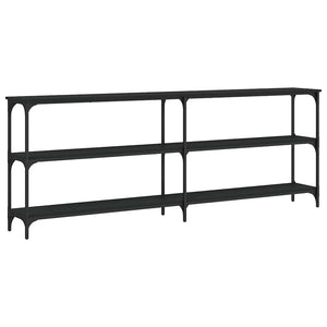 Schwarzer Konsolentisch 200 cm