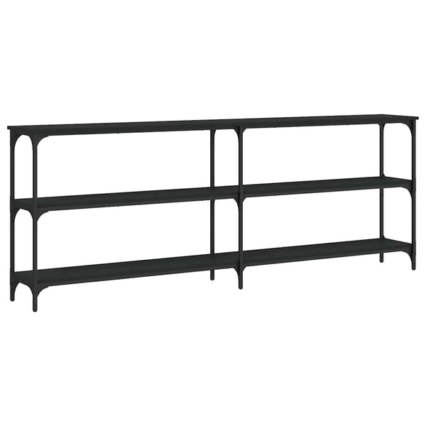 Schwarzer Konsolentisch 200 cm