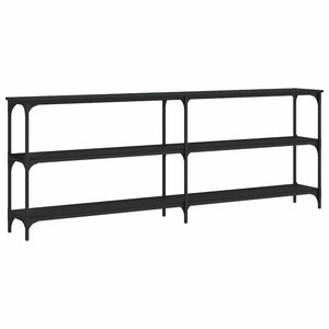Schwarzer Konsolentisch 200 cm