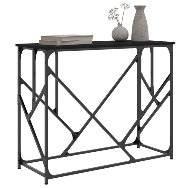 Schwarzer Konsolentisch 100x40x80 cm