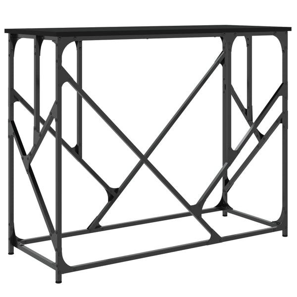 Schwarzer Konsolentisch 100x40x80 cm